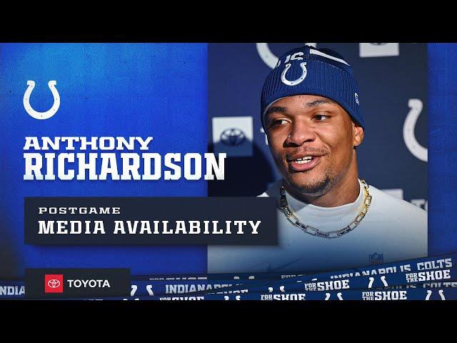 Anthony Richardson Postgame Press Conference | Week 13 at Patriots