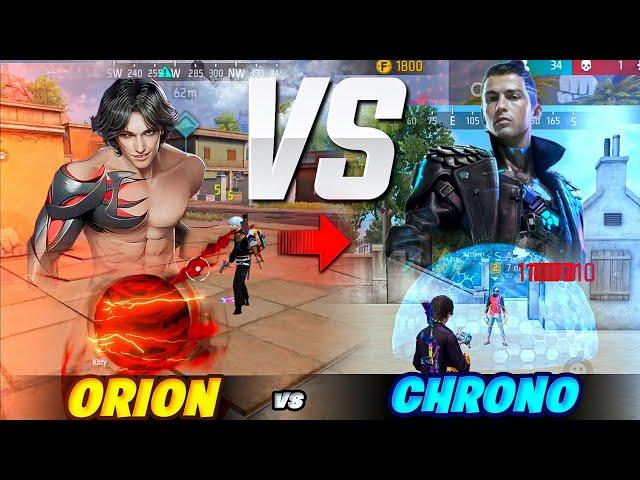 ORION VS CHRONO - WHO IS BEST? || FREE FIRE BEST ACTIVE CHARACTER