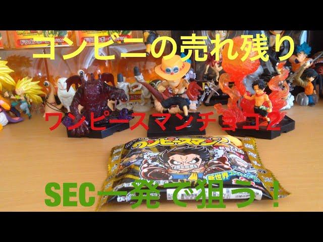 【開封動画】コンビニで売れ残ってたワンピースマンチョコ２SECを一発で狙う！【ビックリマン】