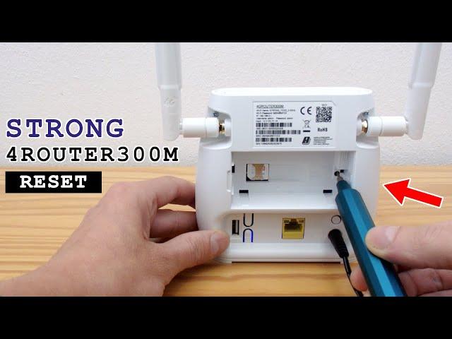 Strong 4ROUTER300M 4G Router Wi-Fi • Factory reset