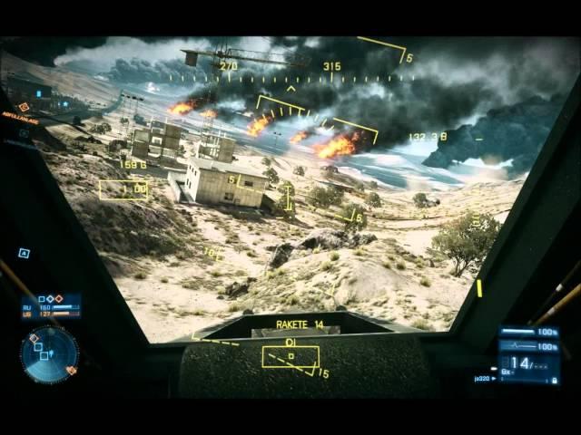 Battlefield 3 - MI-28 Attack Helicopter Gameplay - HD ULTRA