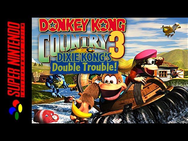 [Longplay] SNES - Donkey Kong Country 3: Dixie Kong's Double Trouble! [105%] (4K, 60FPS)