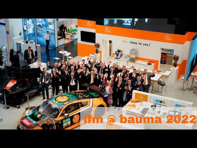 Highlights of ifm @ Bauma 2022 | Inspire the future of mobile machinery 