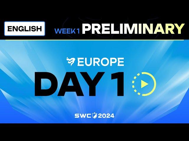 [ENGLISH] SWC2024 Europe Preliminary Day 1 | Summoners War