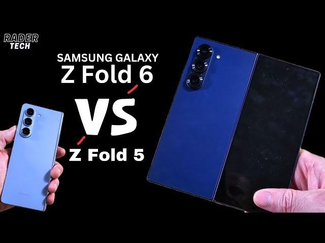 Samsung Galaxy Z Fold 6 vs Z Fold 5 | Audio, Brightness, Media Consumption and more