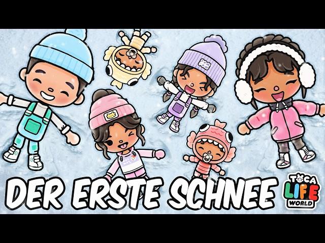 ️ DER ERSTE SCHNEE ️ + WIR DEKORIEREN DAS HAUS FÜR WEINACHTEN  TOCA BOCA DEUTSCHE STORIE