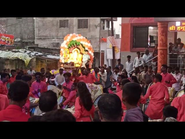 Ganpati Visarjan In Chakur || Dhol patak #Chakur #dholtasa