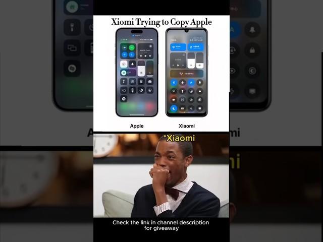 Apple vs Xiaomi Ui Design #trending #iphonevsandroid #shorts