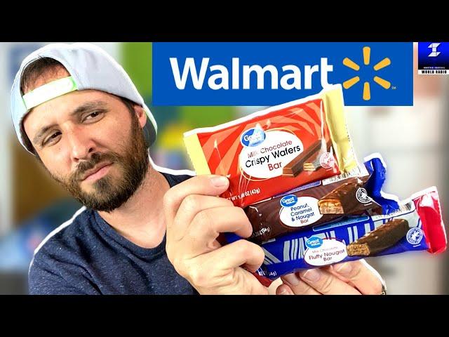 I Try Walmart Candy Bars | Review