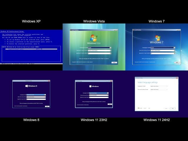 Windows installer comparison