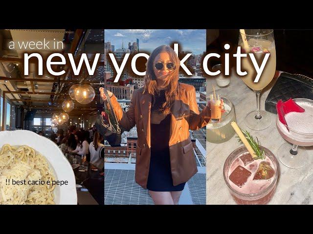 NEW YORK CITY VLOG 2021 | best Italian food, rooftop bars, trendy speakeasy