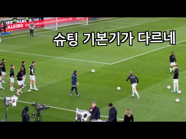 더 브라위너 탑스핀 vs 스털링 백스핀