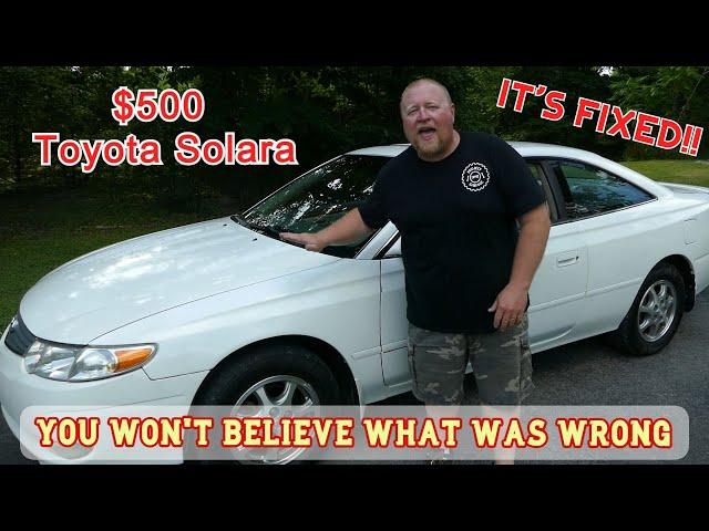 Fixing a $500 Toyota Solara That Starts and Quits - Crazy Problem!