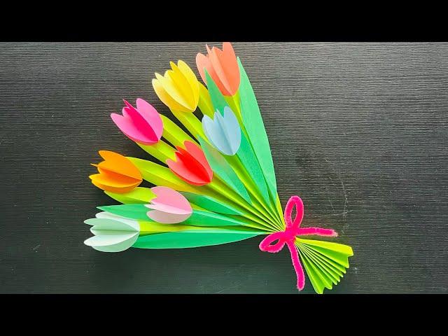 Paper flower bouquet for Mother’s day | Mother’s day gift ideas