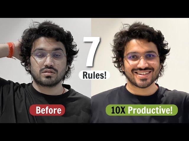 7 Essential Rules for High Productivity!