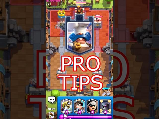 ROYAL CHEF PRO TIPS! #clashroyale #shorts