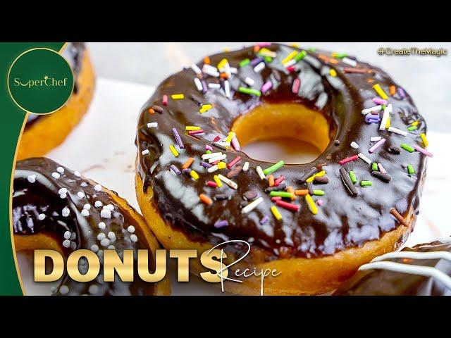 Donuts Recipe | Soft & Fluffy Homemade Chocolate Donuts | Easy Dessert Recipe