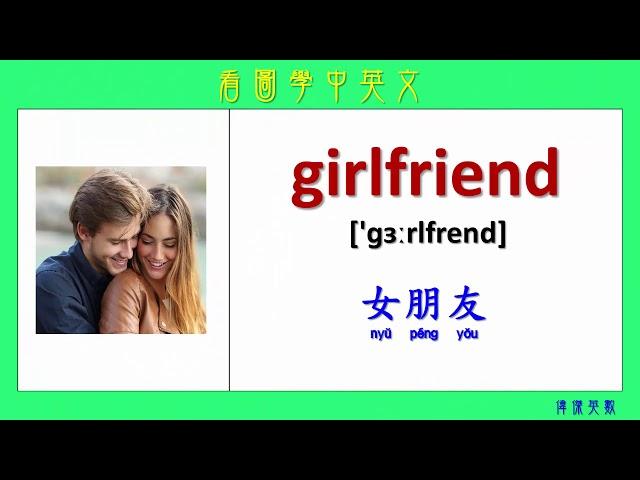 看圖學中英文 86 人的一生 (Learning Chinese and English Vocabularies about human's lifetime.)