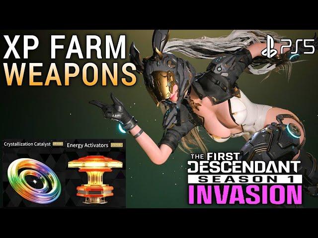 Best Weapon XP Farm THE FIRST DESCENDANT Best XP Farm | Hailey Build The First Descendant XP Farm