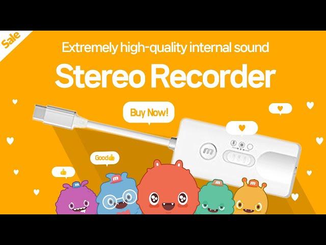 #Stereo Recorder . High quality internal sound