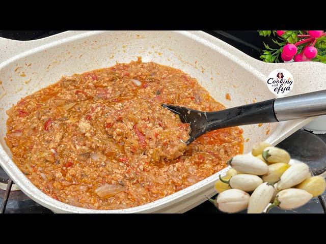 This Garden Eggs Stew Is The Most Delicious Ghanaian Food/ Stew Ever | How To Make Garden Eggs Stew