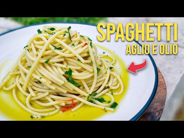 How to Make the Most Tasty SPAGHETTI AGLIO e OLIO Ever