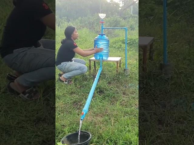 Amazing Idea to make impressive manaul water pump #shorts #diy #home #freeenergy