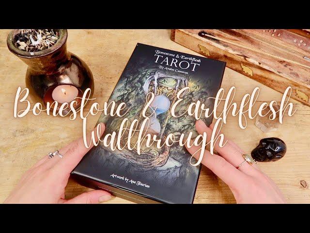 BONESTONE & EARTHFLESH TAROT BY AVALON CAMERON & ANA TOURIAN | WALKTHROUGH & SAMPLE READING