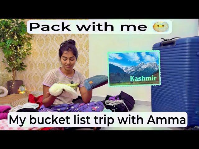 Packing for my dream trip Kashmir ‍️ Asvivlogs 175