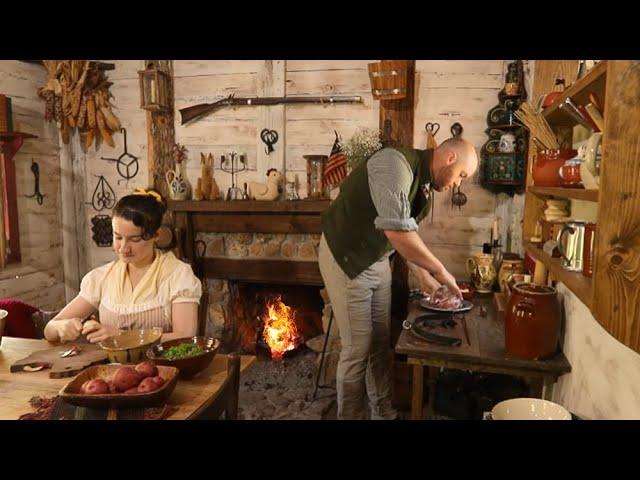 Fixing Supper in May 1808 - America