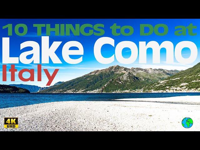 Lake Como - Italy - Top 10 exciting things to do! English Version.