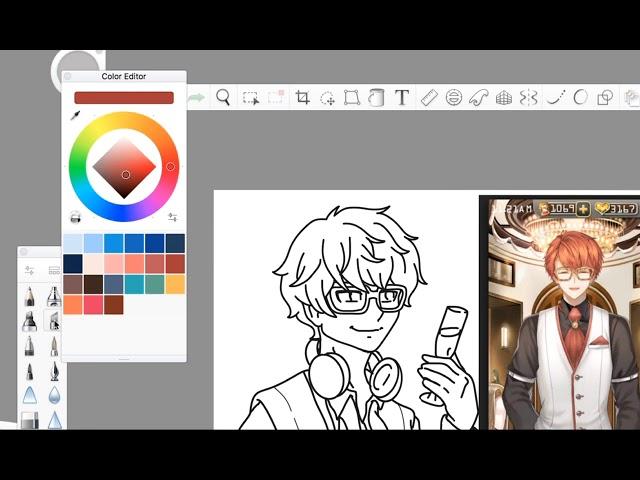 Mystic Messenger - 707 Process Drawing FAIL