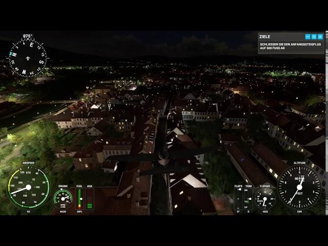 Virtueller Rundflug über Witzenhausen (bei Nacht) #003