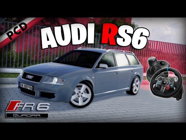 Limited AUDI RS6 C5 on the Logitech G29 Wheel with Shifter!? | Polish Car Driving Roblox