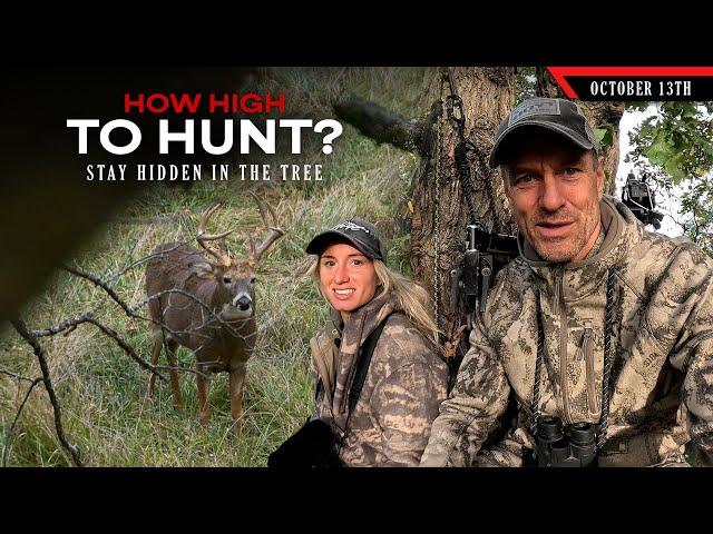 How High Should you Hunt? - Hiding Behind the Tree | Bowhunting Whitetails w/ Bill Winke