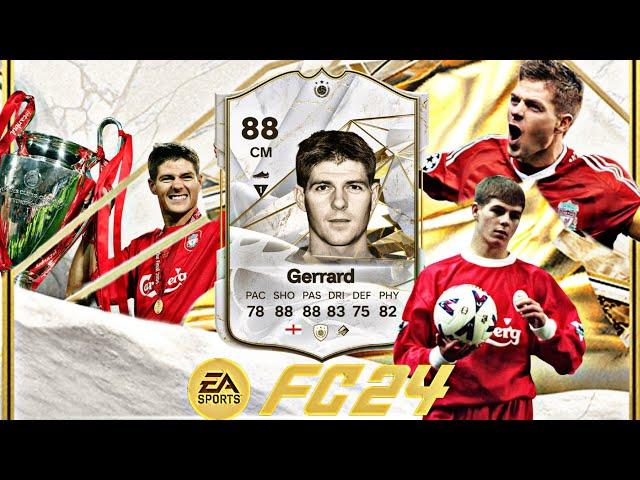 STEVIE G!󠁧󠁢󠁥󠁮󠁧󠁿️ - 88 RATED ICON STEVEN GERRARD PLAYER REVIEW - EAFC 24