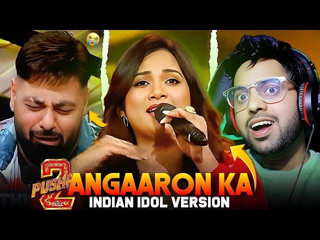 Angaaron Ka (Pushpa 2) Shreya Ghoshal Indian Idol Version Reaction in IBD Ft. Badshah