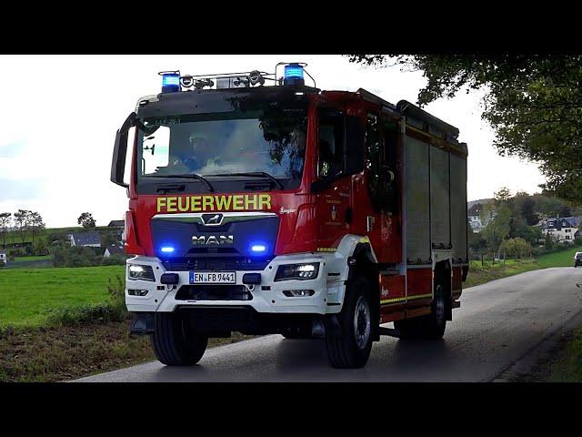 Großeinsatz in Breckerfeld! | Stadtalarm Freiwillige Feuerwehr zur Großübung - Einsatzfahrten