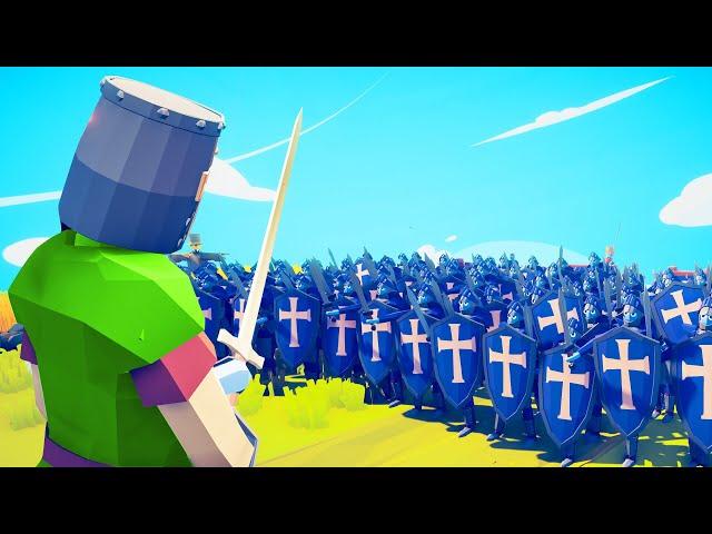 1 KNIGHT vs. 10.000 PEASANTS! (Totally Accurate Battle Simulator)