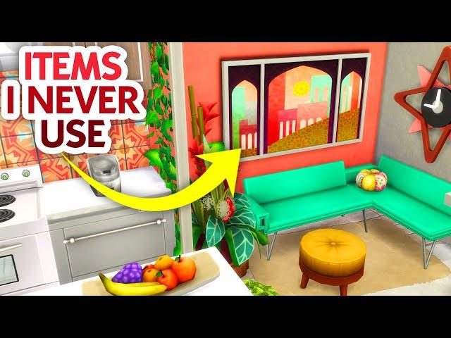 Colorful City Apartment // Sims 4 Speed Build [Items I never use]