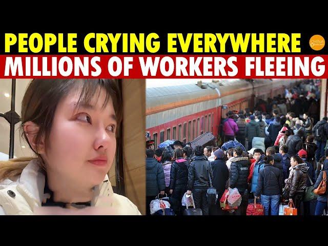 Crisis in Beijing: Streets Filled With Tears as Millions of Workers Leave, Empty Trains to Beijing