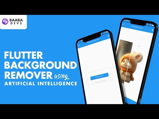 Flutter Tutorial: Remove Background from photo | Flutter Background Remover App