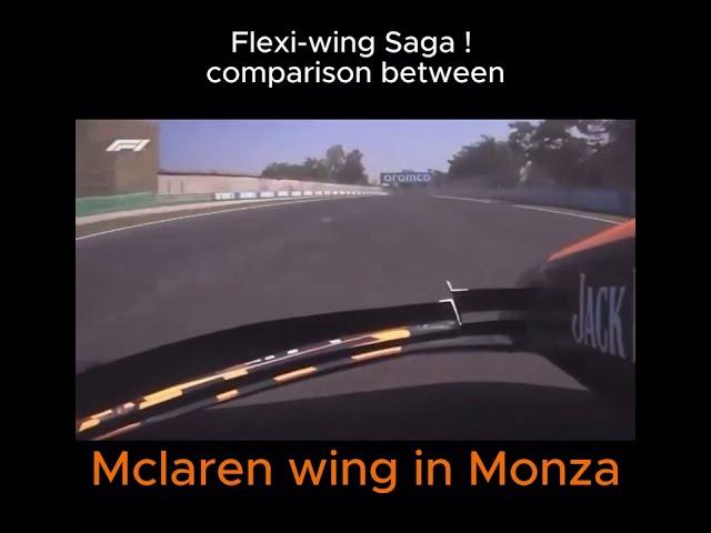 Flexi wing Saga Comparison between Ferrari Mclaren Mercedes and Redbull #f1 during Monza GP 2024