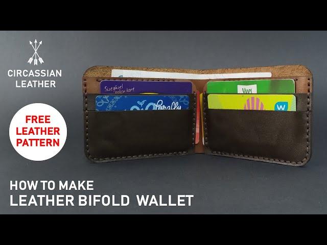 FREE SLIM MEN BIFOLD WALLET TEMPLATE PDF FILE - DOWNLOAD