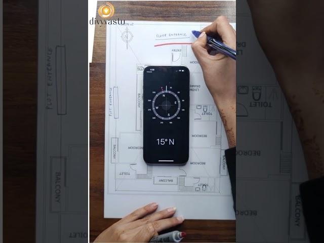 How to take directions ? how to use compass ? #vastuexpert #vastu#compass #vastu_shastra #vastutips