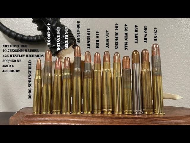 Ultimate 40 Caliber Rifle Cartridge Overview With Kevin Robertson | 416 Rigby, 470 Nitro, & More!