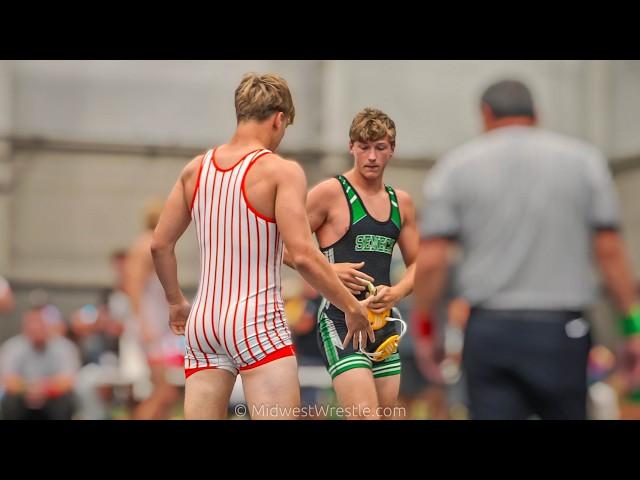 175 – Alex Gagnon {G} of Illinois Cornstars vs. Evan Hamblin {R} of Martinsville HS