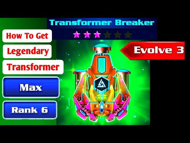 Alien Shooter! How To Get Legendary Transformer Breaker Ship And Evolve Best Ships