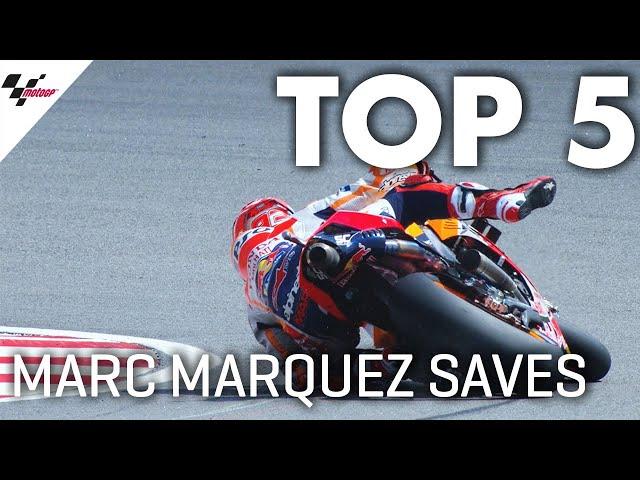 Marc Márquez' Top 5 Saves in 2019