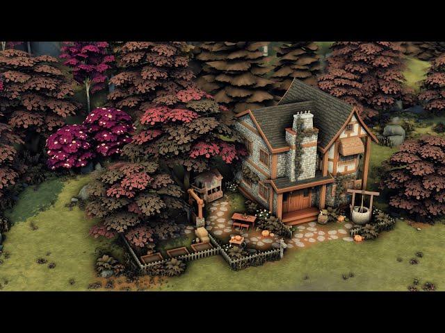 Autumn cottage | The Sims4 Speed Build |